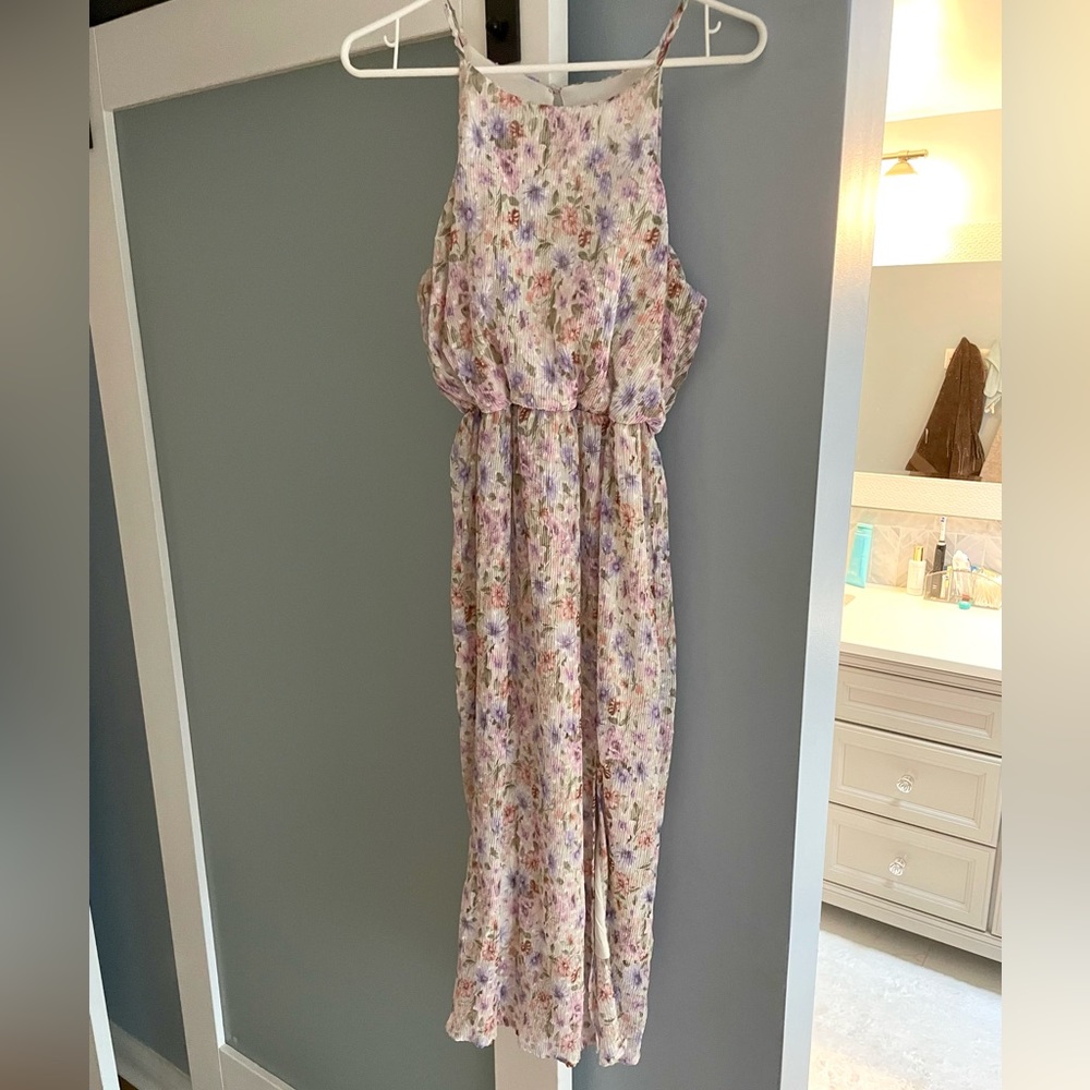 Lush floral midi dress